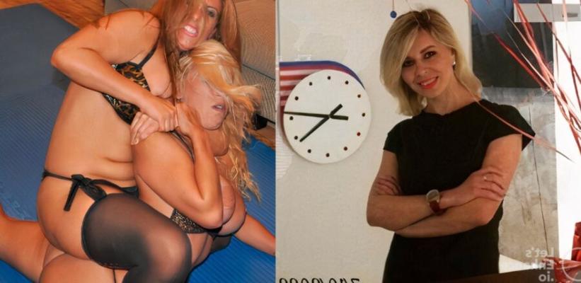 Blonde Receptionists st Day In Catfighting Porn