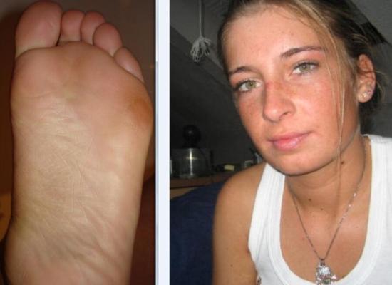 cum sobre sus pies y caras