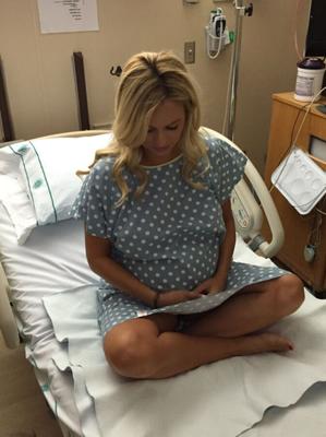 Blonde labour ward