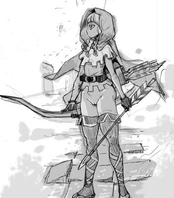 底知れぬエルフの少女