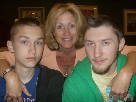 Blonde mature mother