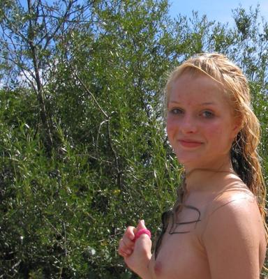 Topless Holiday Snaps