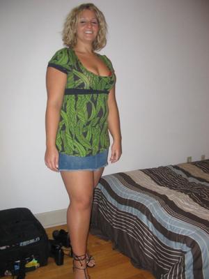 Chubby Blonde Jen is a total Whore