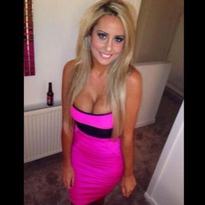 Chav Airhead with fake tits