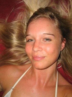 pretty blonde slut
