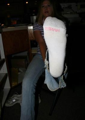 Sexy Young Blonde Girl Feet