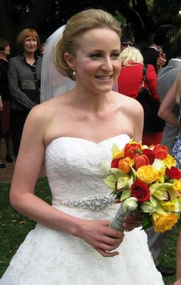 Blonde bride Helen