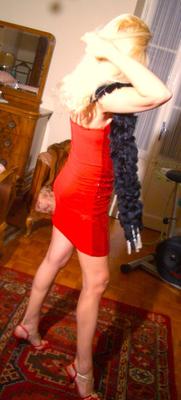 my red mini dress