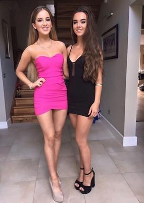 Blonde Irish Chav in High Heels 