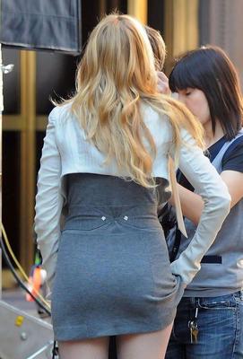 Blake Lively Filting Gossip Girl, septembre,