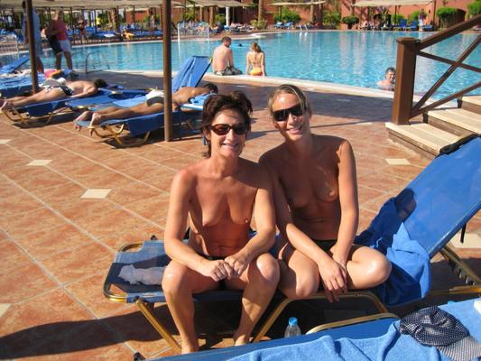 Blonde Nudist Swinger