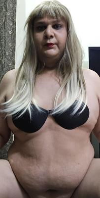 blonde shemale monica m shows off s