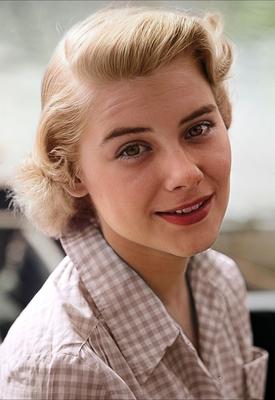 Vintage actress Hope Lange in hyper resolution